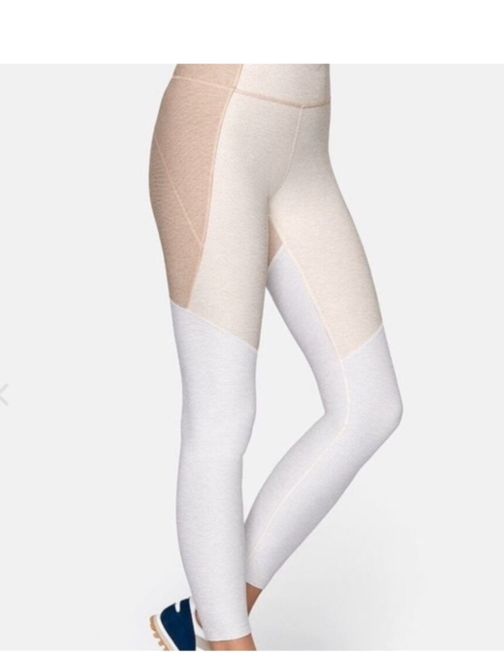Outdoor Voices 7/8 desert oatmeal cloud color nwt classic color block leggings